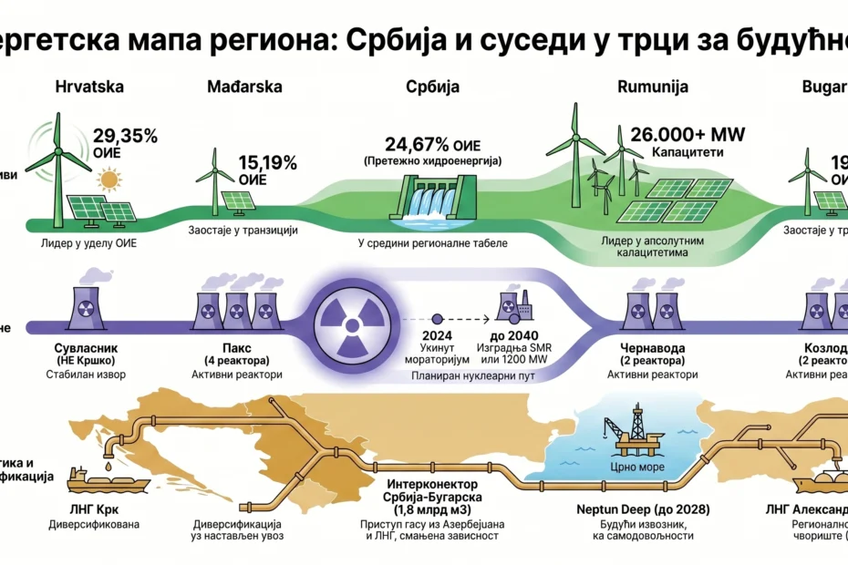 Енергетика - положај Србије на Балкану