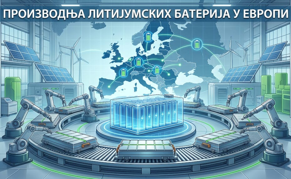 Производња литијумских батерија у Европи
