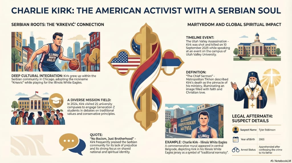 Remembering Charlie Kirk. From Serbian Orthodox brothers